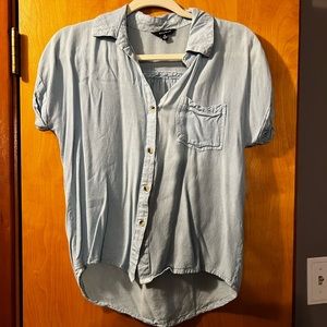 Light blue flannel look soft chamois